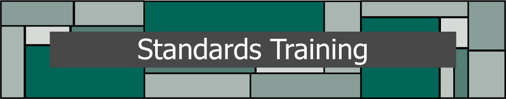 Standards Training Table of Contents